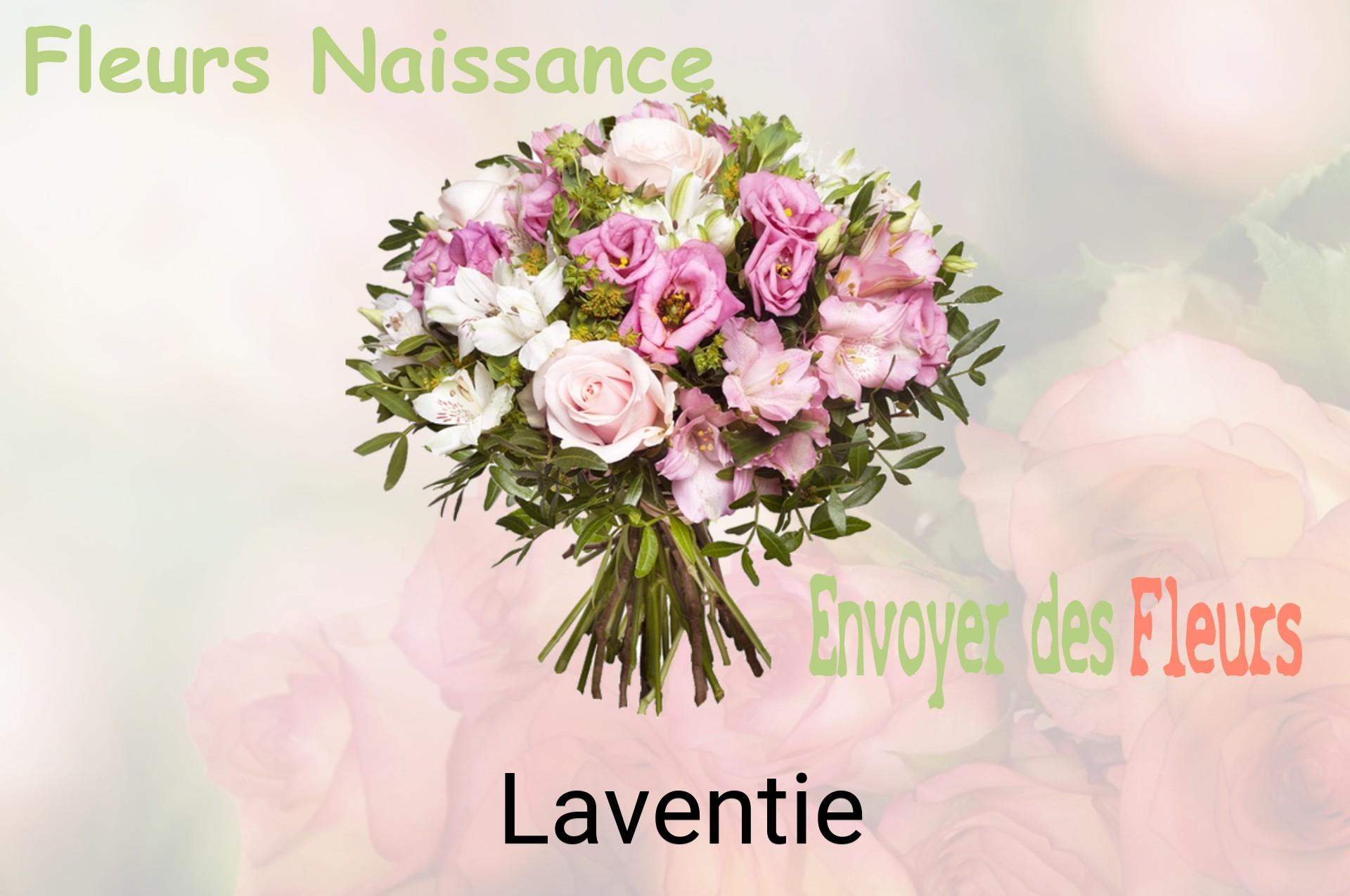 Bouquet de fleurs de naissance livré à Laventie